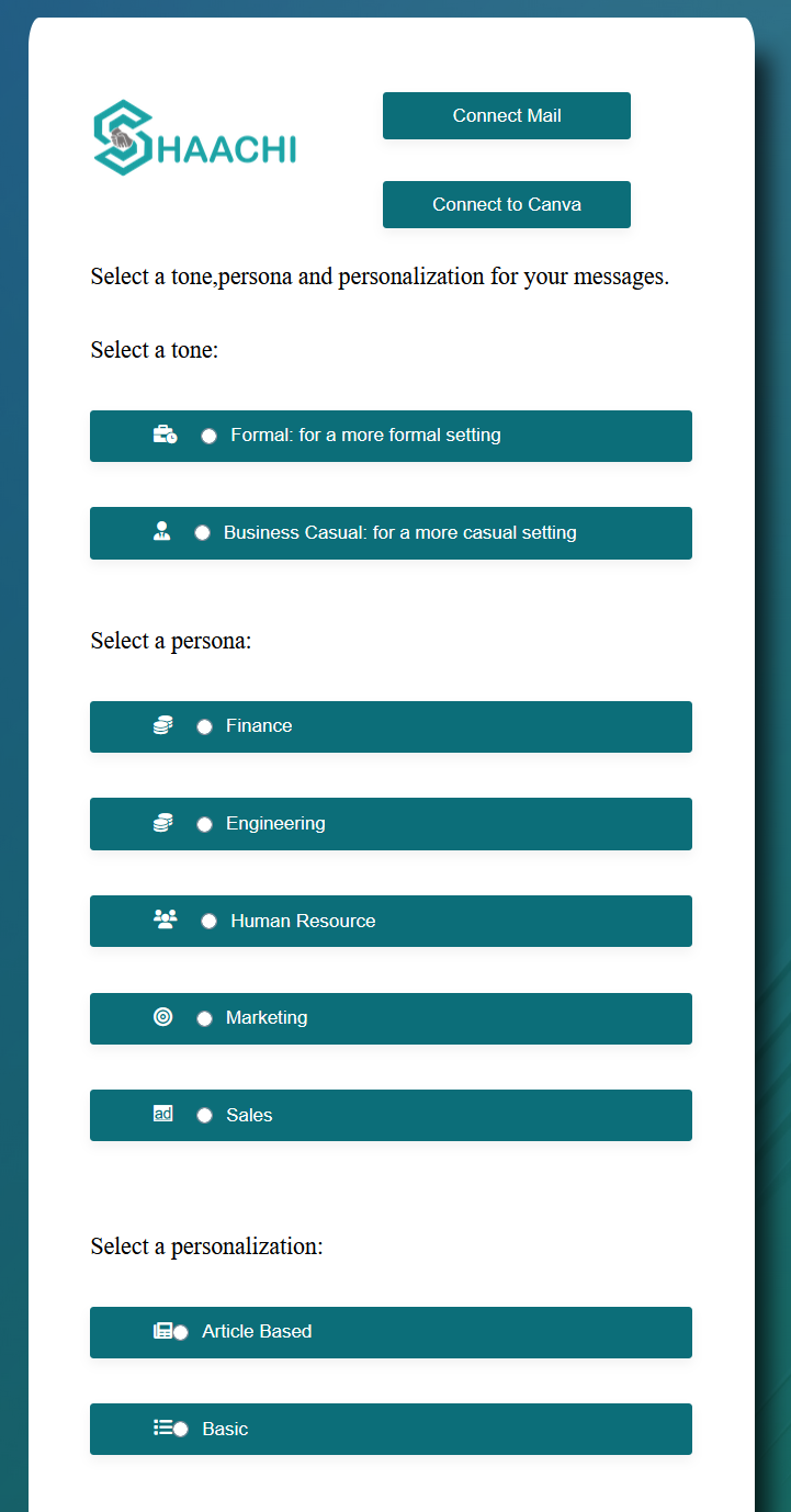 Shaachi UI